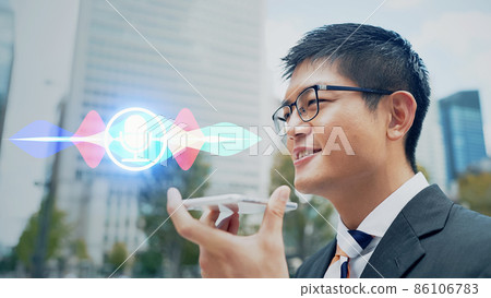 Smartphone voice recognition AI assistant 86106783