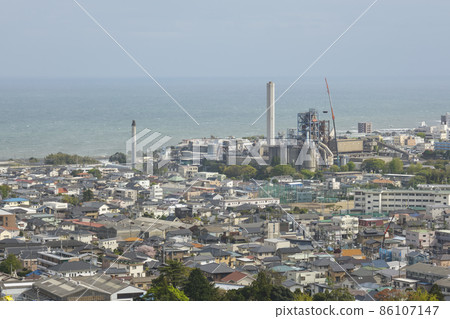 Cityscape of Hitachi City, Ibaraki Prefecture 86107147