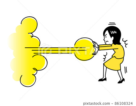 A business woman who makes a wave of special moves A business woman who makes a wave of special moves 86108324