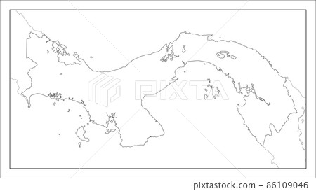 It is a map of Panama. 86109046