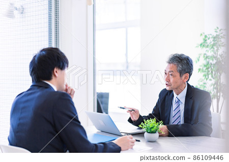 A boss and a subordinate to talk to A boss and a subordinate to talk to 86109446