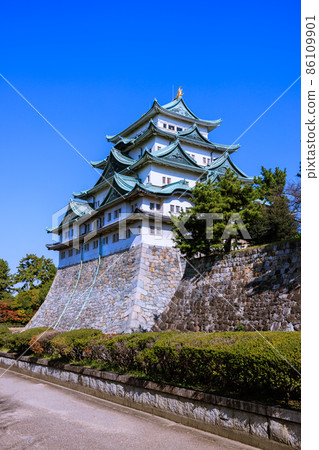 愛知縣名古屋市秋天的名古屋城 愛知縣名古屋市秋天的名古屋城 86109901