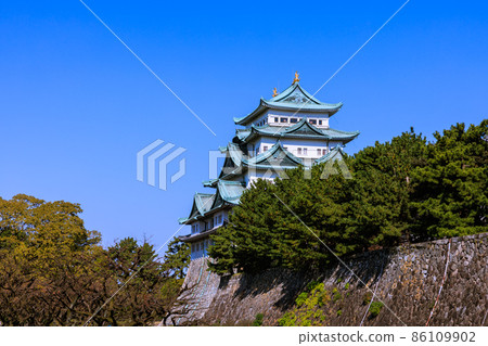 Nagoya Castle in Autumn, Nagoya City, Aichi Prefecture Nagoya Castle in Autumn, Nagoya City, Aichi Prefecture 86109902