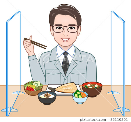 吃東西的人中間有隔斷 吃東西的人中間有隔斷 86110201