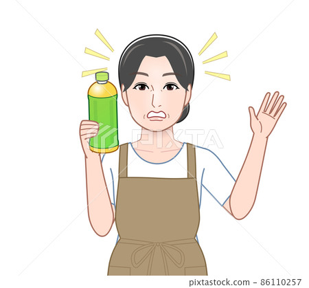 一個喝茶的女人的插圖 一個喝茶的女人的插圖 86110257