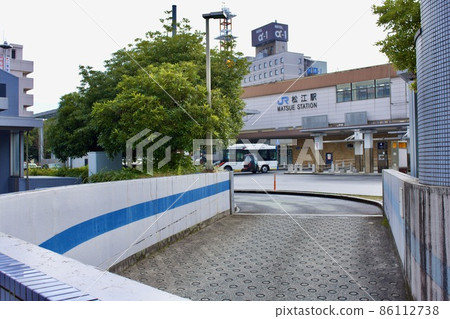 Winter JR San-in Line Matsue Ekimae-dori Winter JR San-in Line Matsue Ekimae-dori 86112738