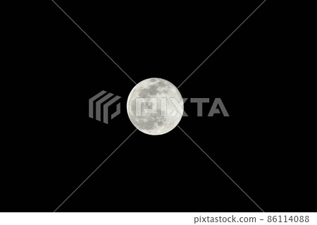 Hakushu-cho, Hokuto City, January Full Moon Wolf Moon (Location: Center) 86114088