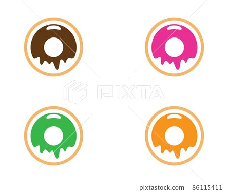 Donut vector icon Donut vector icon 86115411