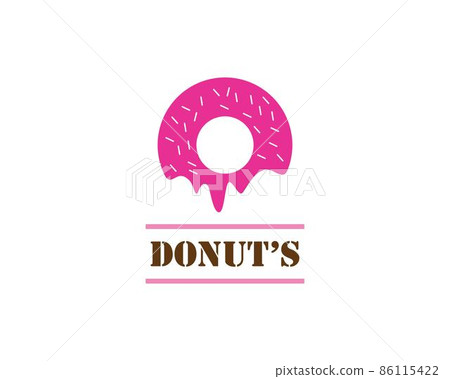 Donut vector icon Donut vector icon 86115422
