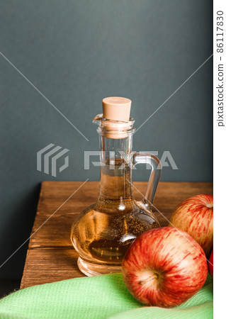 Apple cider vinegar, homemade fermented product, fruit salad dressing Apple cider vinegar, homemade fermented product, fruit salad dressing 86117830