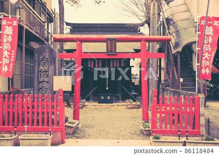 Torii of the shrine Japan Torii of the shrine Japan 86118484
