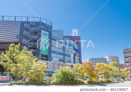 Scenery in front of the station Niiza Station 86119067