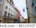View of Portuguese houses 86119107