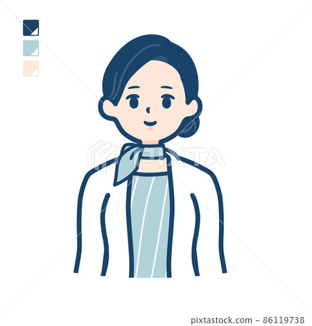 美容顧問女性胸圍剪裁 美容顧問女性胸圍剪裁 86119738