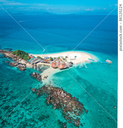 Koh Khai Nai, the cat island, in Phuket Province, Thailand 86120224