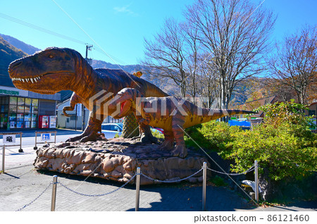 道之驛九頭龍親子霸王龍小野市 86121460