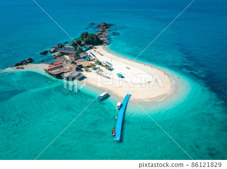 Koh Khai Nai, the cat island, in Phuket Province, Thailand 86121829