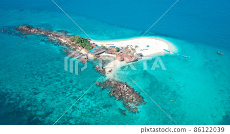 Koh Khai Nai, the cat island, in Phuket Province, Thailand 86122039