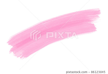 Pastel pink brush paint stroke. Pastel pink brush paint stroke. 86123845