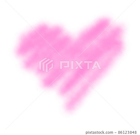 Spray graffiti heart symbol. Spray graffiti heart symbol. 86123848