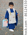 A 3-year-old boy who visits Shichigosan 86124150