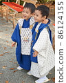 Three-year-old twins' Shichigosan pilgrimage 86124155