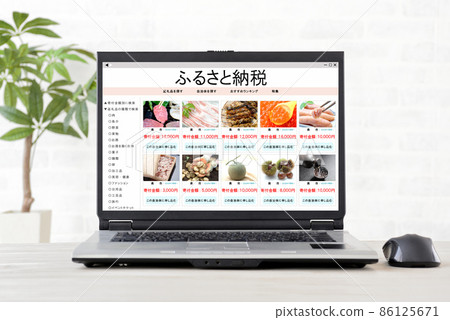 Online application image of hometown tax payment 86125671