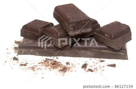 Chocolate on white Chocolate on white 86127139