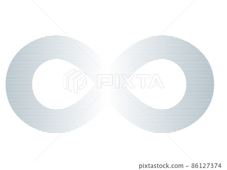 Business image infographics Gray tone infinite infinity motif graphics Business image infographics Gray tone infinite infinity motif graphics 86127374