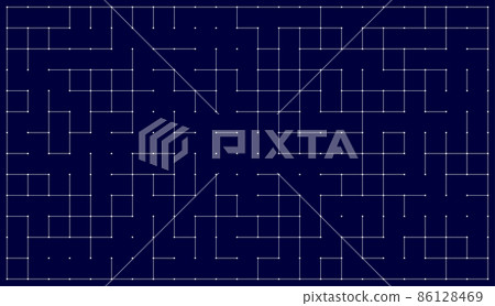 Grid line with small gap in the corner. Background for wallpaper, patter and tile texture. 86128469