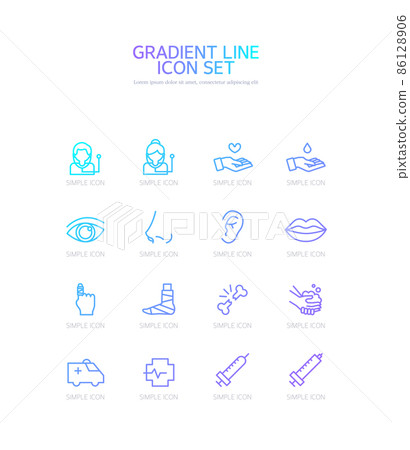 gradient simple line icon04 86128906