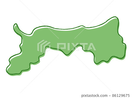 Hand-painted Tottori prefecture 86129675