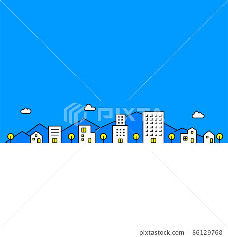 城市景觀矢量素材 城市景觀矢量素材 86129768