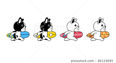 dog vector french bulldog surfboard surfing sport beach sea surfboard icon puppy pet character cartoon symbol tattoo stamp summer scarf illustration design isolated dog vector french bulldog surfboard surfing sport beach sea surfboard icon puppy pet character cartoon symbol tattoo stamp summer scarf illustration design isolated 86129895