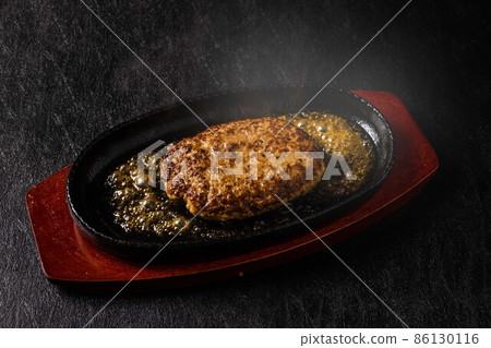 Hamburger steak to cook at home 86130116