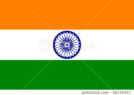 Creative national flag color design on shiny background for Indian Independence Day celebration 86130432