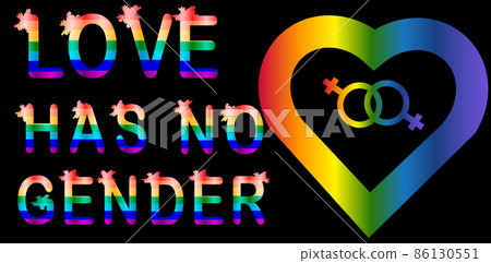 inscription in rainbow letters, lgtb concept inscription in rainbow letters, lgtb concept 86130551