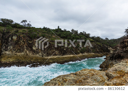 The sea and canyons seen from the North Gorge Walk on North Stradbroke Island, Australia The sea and canyons seen from the North Gorge Walk on North Stradbroke Island, Australia 86130612