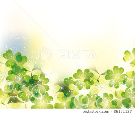 Clover silhouette illustration background 86131127