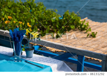 Bulgarian World Heritage Ancient City, Restaurant in the Old Town of Nessebar 86131292