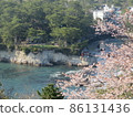 泉岬公園和櫻花 86131436