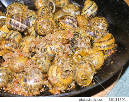 烤箱烤西班牙蝸牛 烤箱烤西班牙蝸牛 86131891