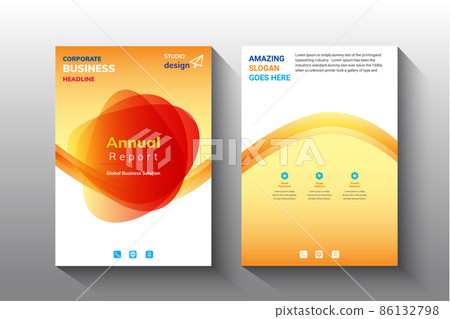 Annual Report Layout Design Template concept idea Annual Report Layout Design Template concept idea 86132798