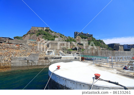 [Nagasaki Prefecture] Dolphin Pier on Gunkanjima (Hashima Industrial Revolutionary Heritage) 86133261
