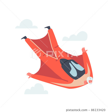 Wingsuit Flying Extreme Sport Activity, Xtreme Adventure, Sky Diving, Base Jumping and Parachuting Recreation Wingsuit Flying Extreme Sport Activity, Xtreme Adventure, Sky Diving, Base Jumping and Parachuting Recreation 86133420