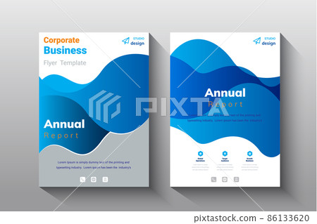 Annual Report Layout Design Template concept idea Annual Report Layout Design Template concept idea 86133620
