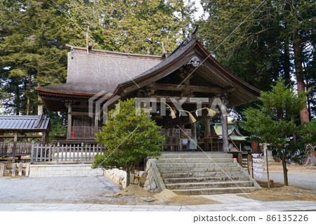 岡山縣加賀區吉備中央町吉川八幡宮及轄區 86135226