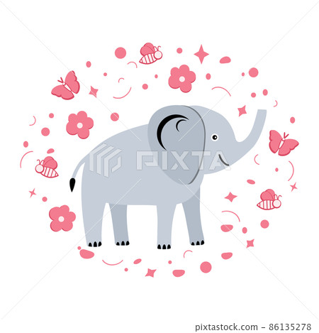 Nature Africa Animal Elephant Zoo Childish Safari 86135278