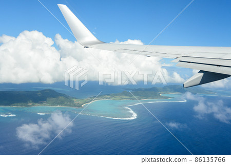 A superb view of Ishigaki Island from the sky A superb view of Ishigaki Island from the sky 86135766