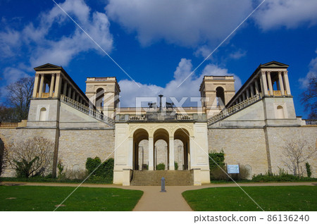 Belvedere Palace in Pfingstberg in the new garden district of Potsdam Belvedere Palace in Pfingstberg in the new garden district of Potsdam 86136240